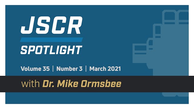 March 2021 JSCR Spotlight