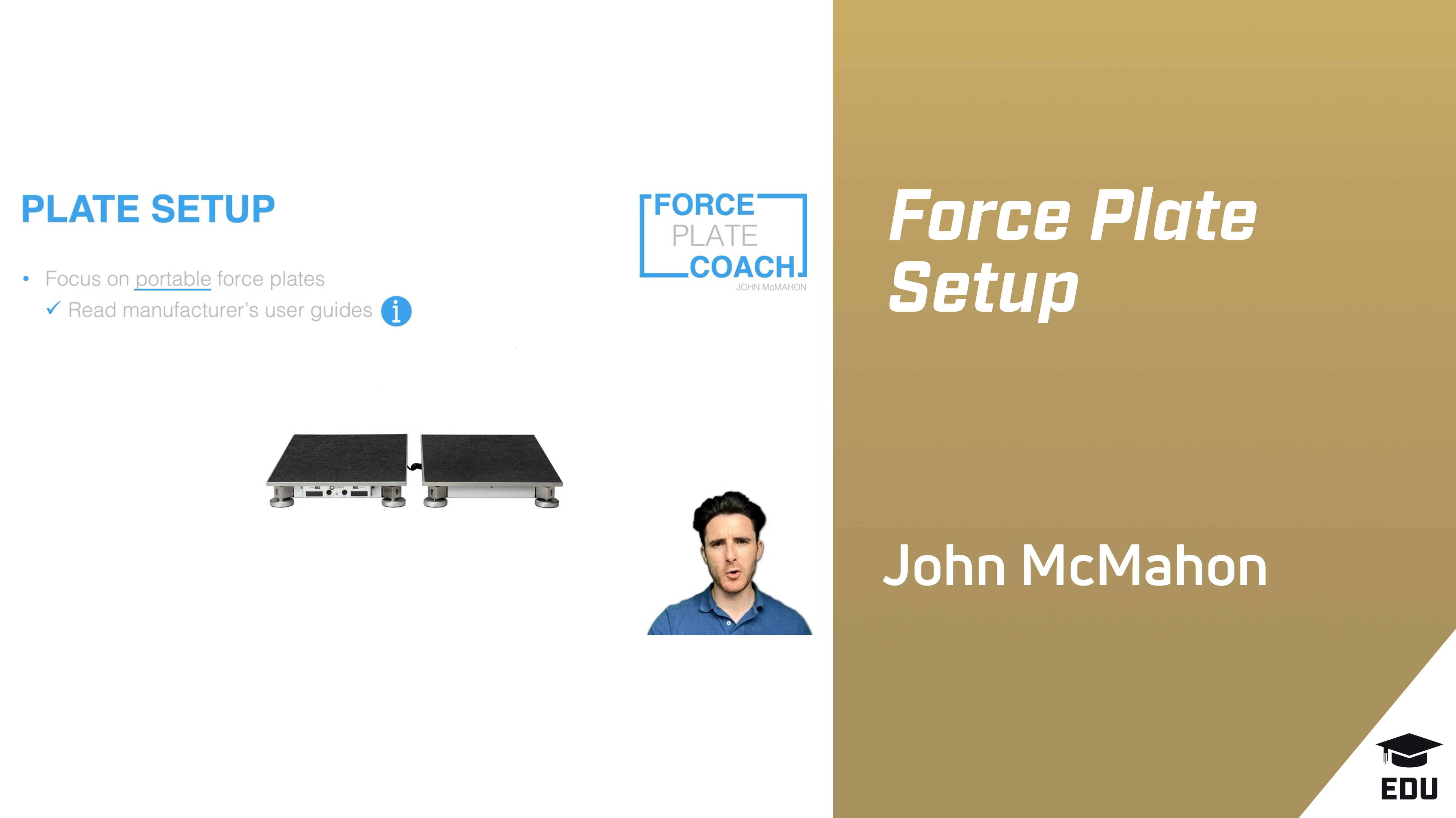 Force Plate Setup