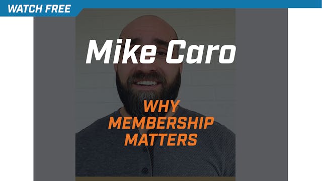 Mike Caro on Why Membership Matters