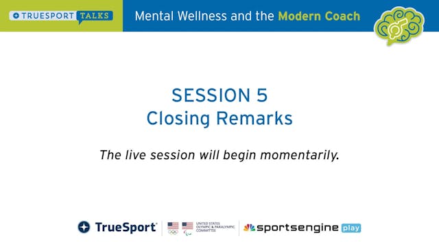 TrueSport Talks: Mental Wellness and ...