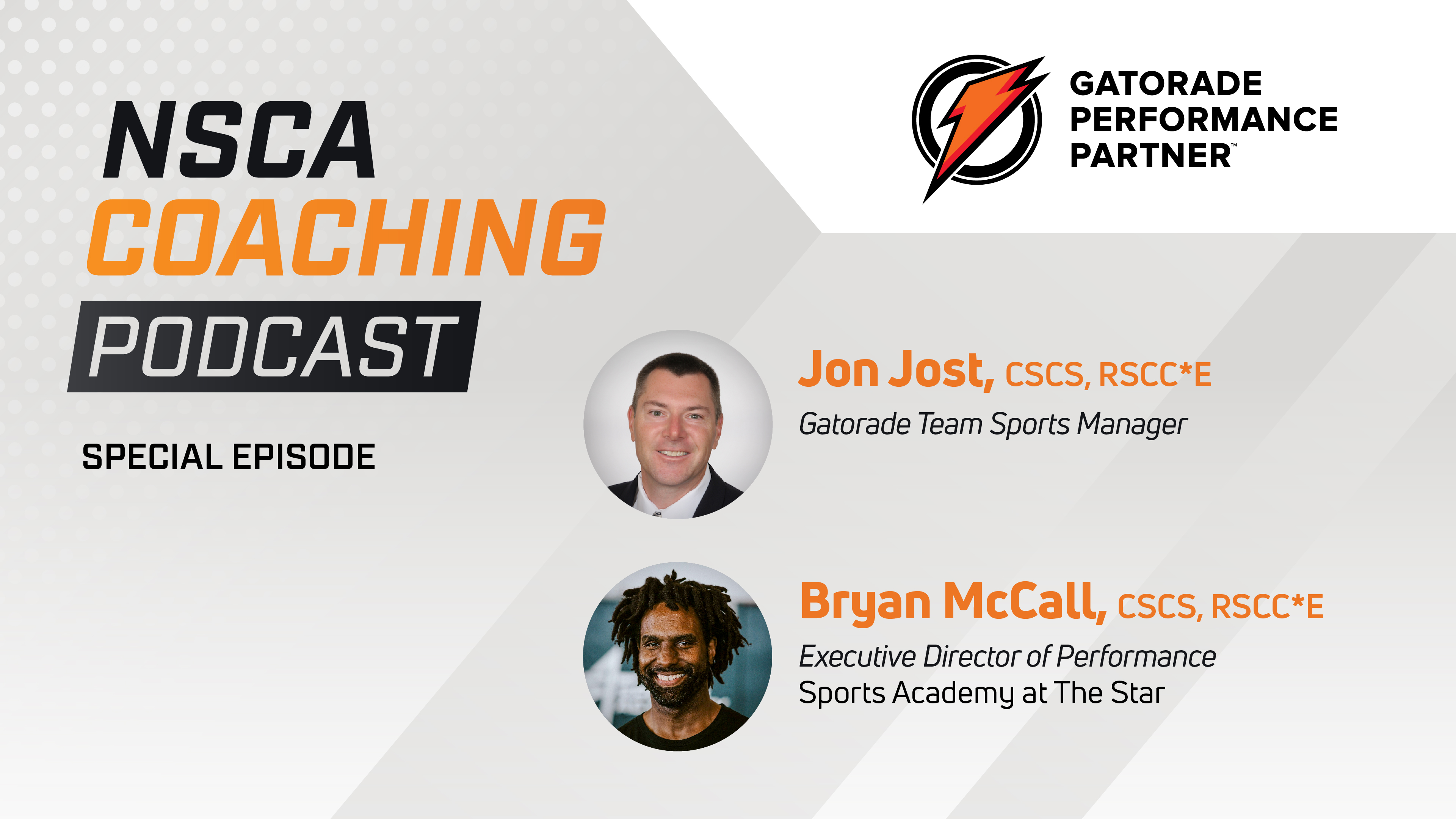 Gatorade Special Podcast with Bryan McCall