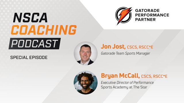 Gatorade Special Podcast with Bryan McCall
