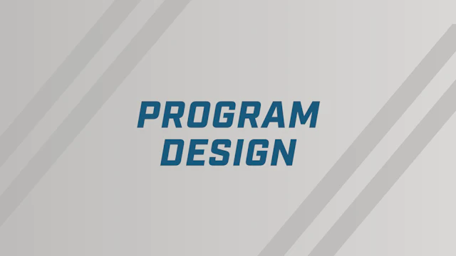 PROGRAM DESIGN - NSCA TV