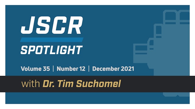 December 2021 JSCR Spotlight