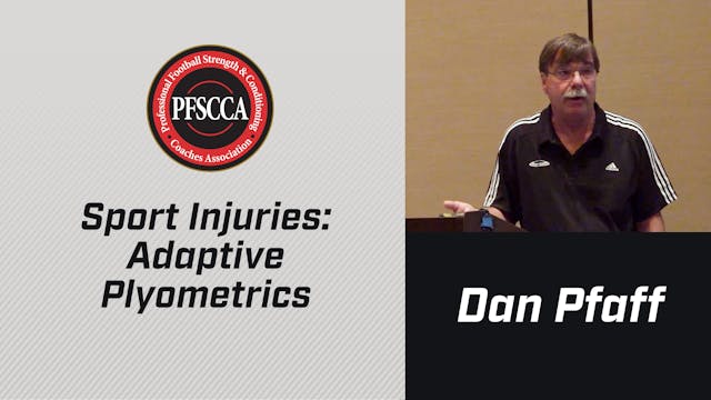 PFSCCA: Sports Injuries: Adaptive Plyometrics