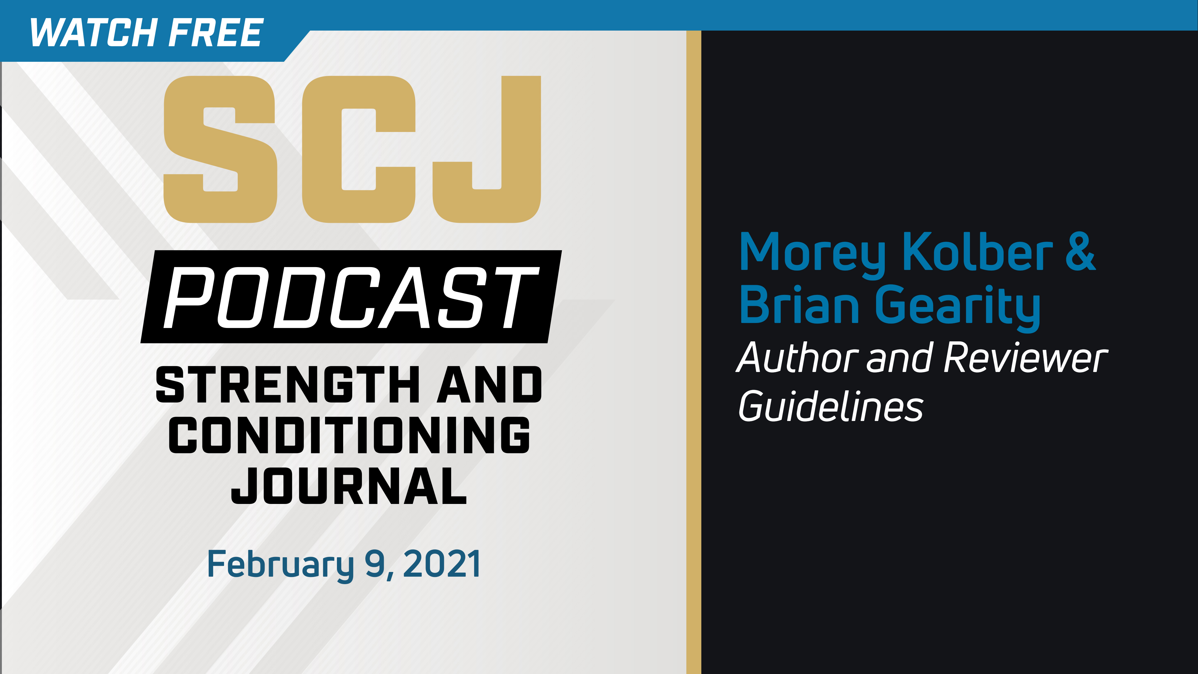 Author and Reviewer Guidelines - Morey Kolber & Brian Gearity