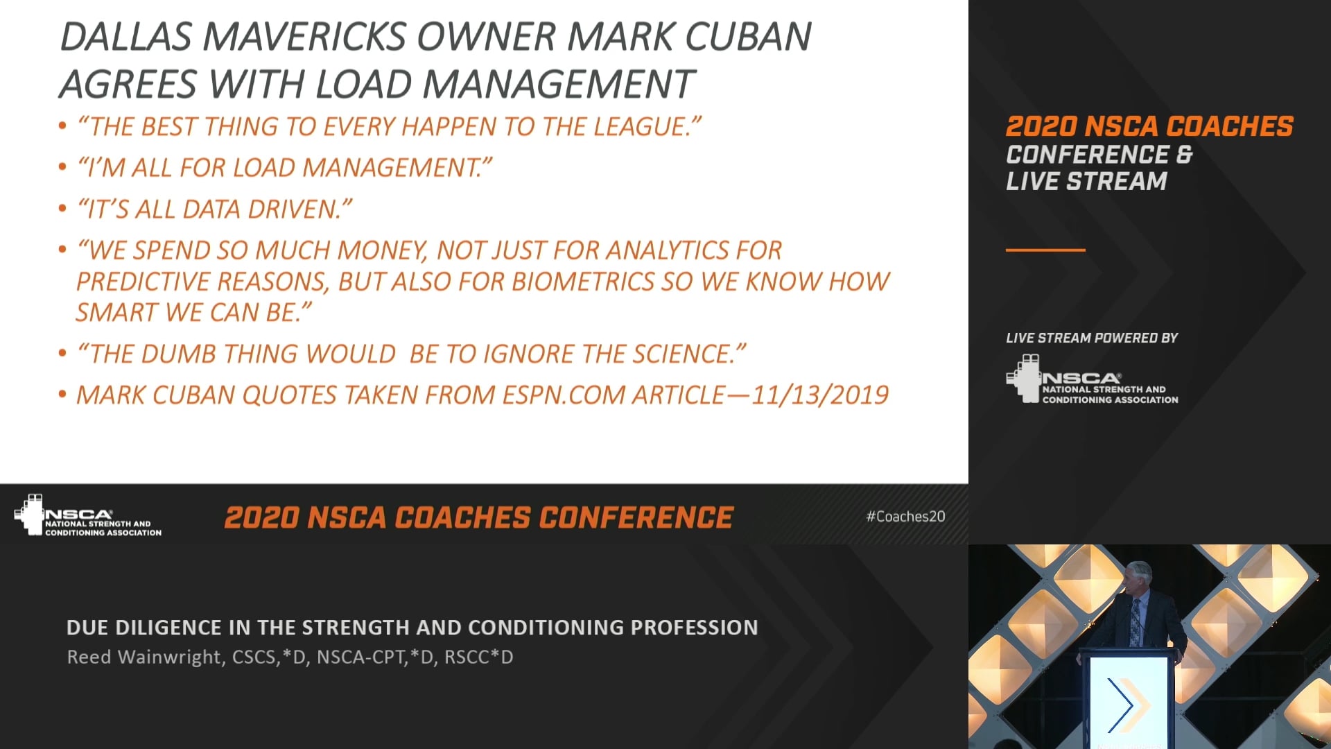 Due Diligence In The Strength And Conditioning Profession - NSCA TV