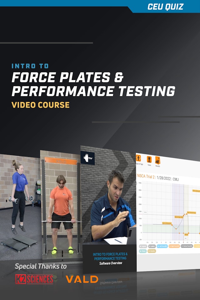 Introduction to Force Plates and Performance Testing