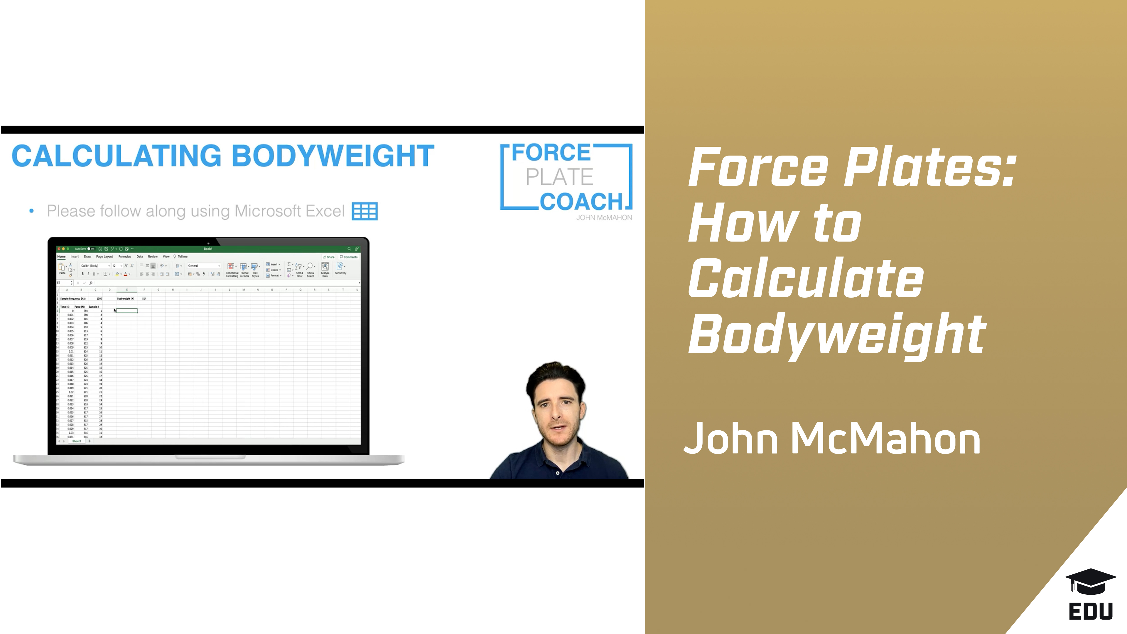 Force Plates: How To Calculate Bodyweight