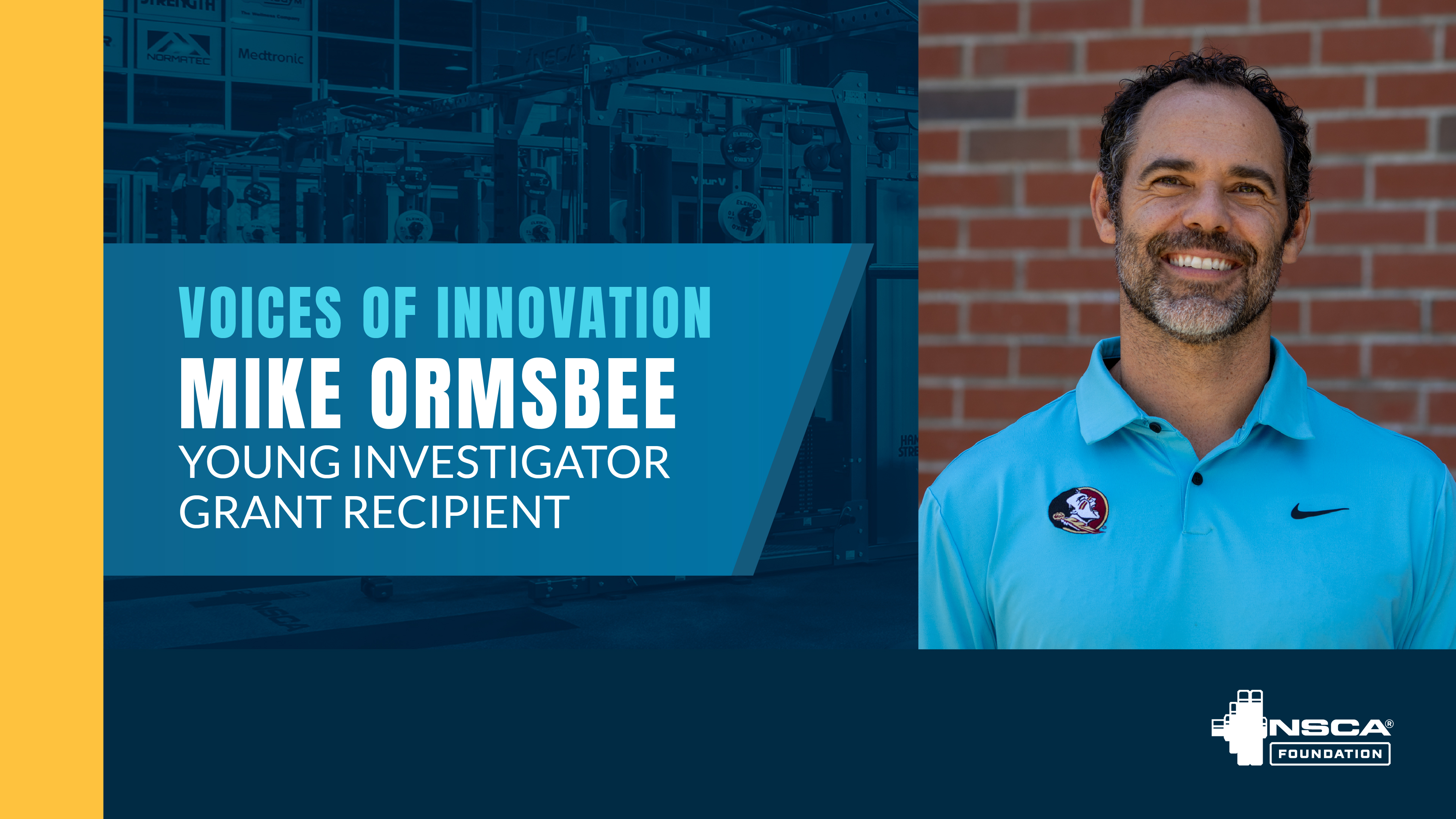 Dr. Mike Ormsbee, NSCA Foundation Young Investigator Grant Recipient