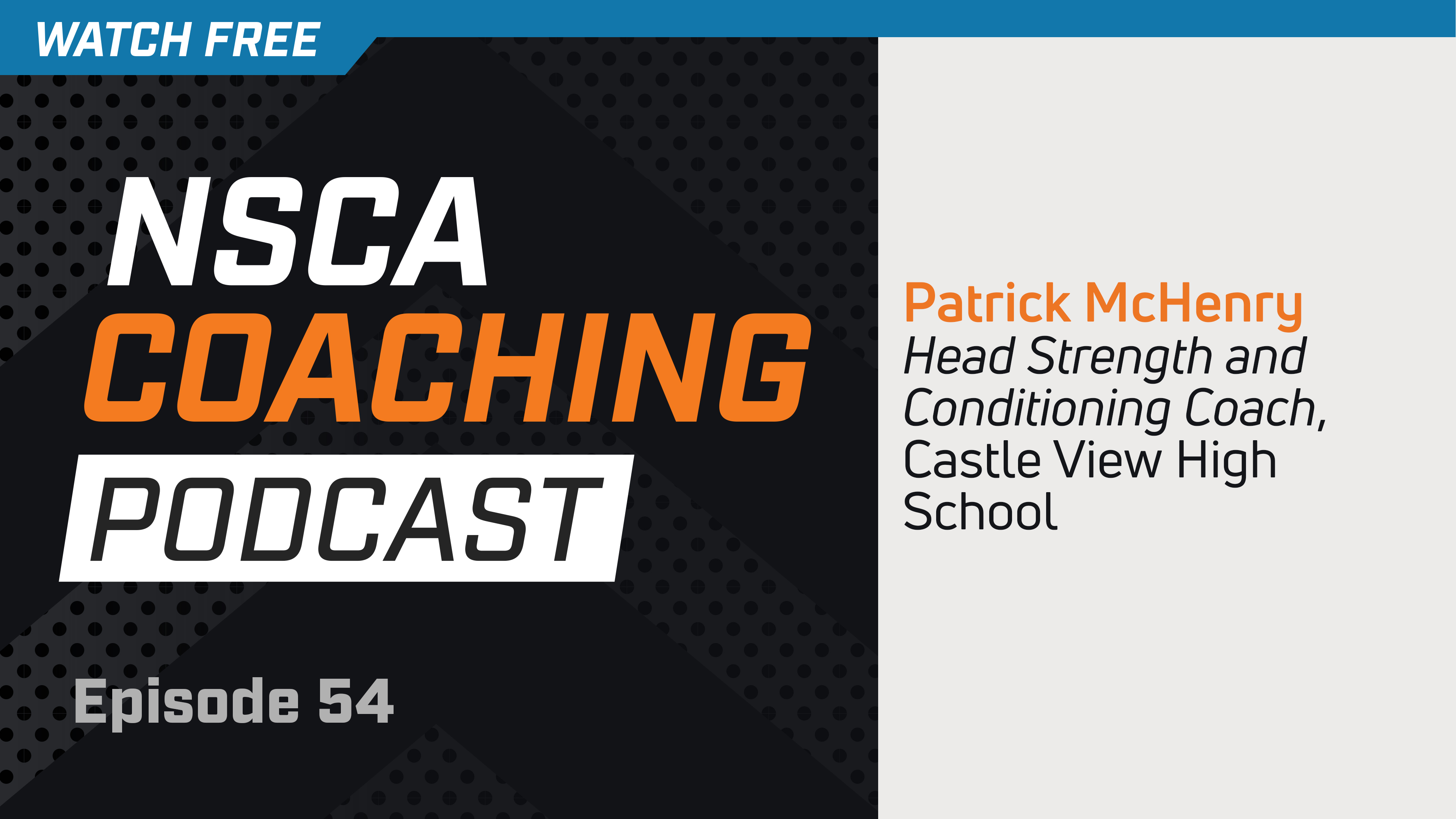 Episode 54 - Patrick McHenry