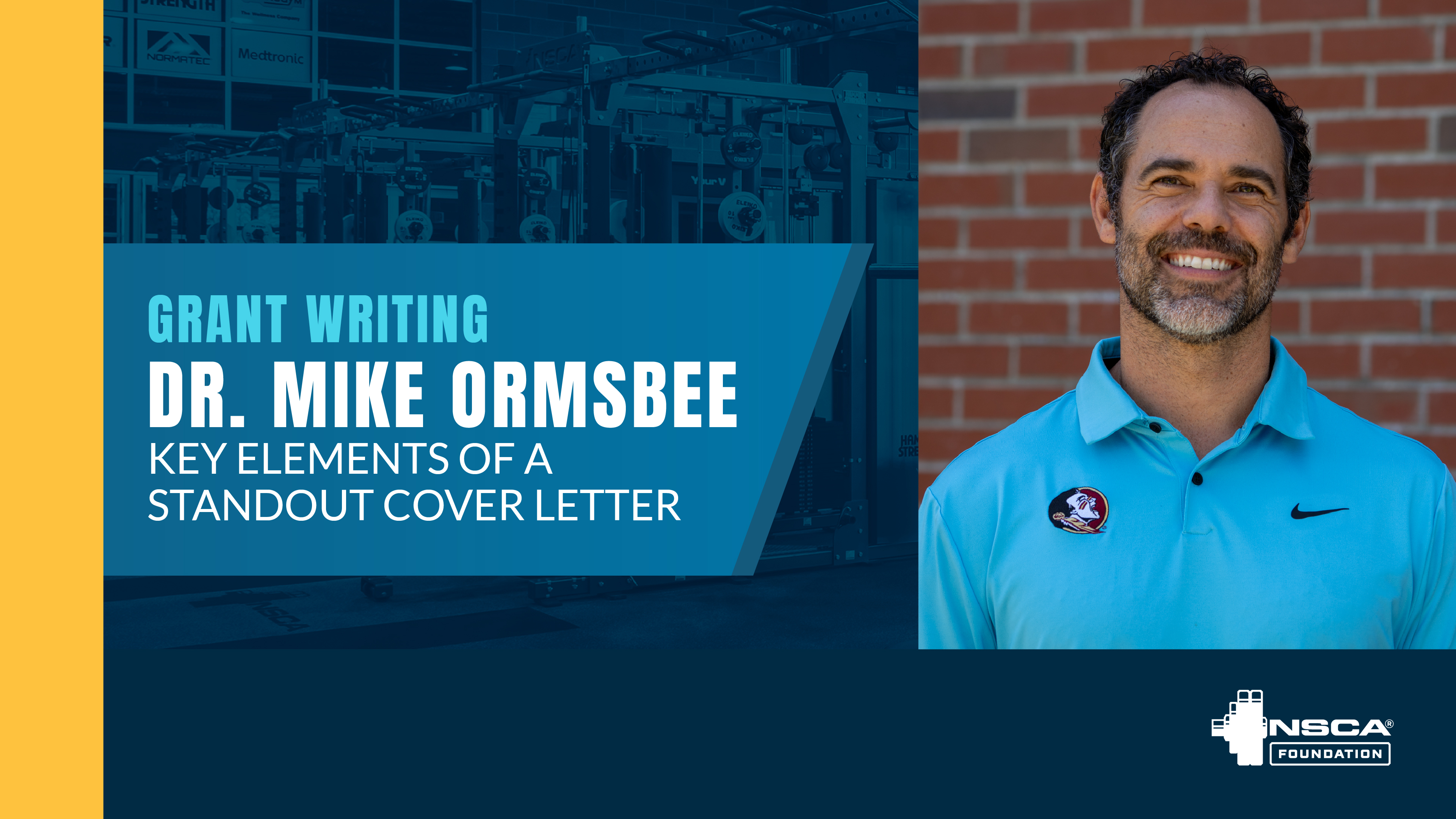 NSCA Foundation Grant Series_Key Elements of a Cover Letter for a Grant Proposal