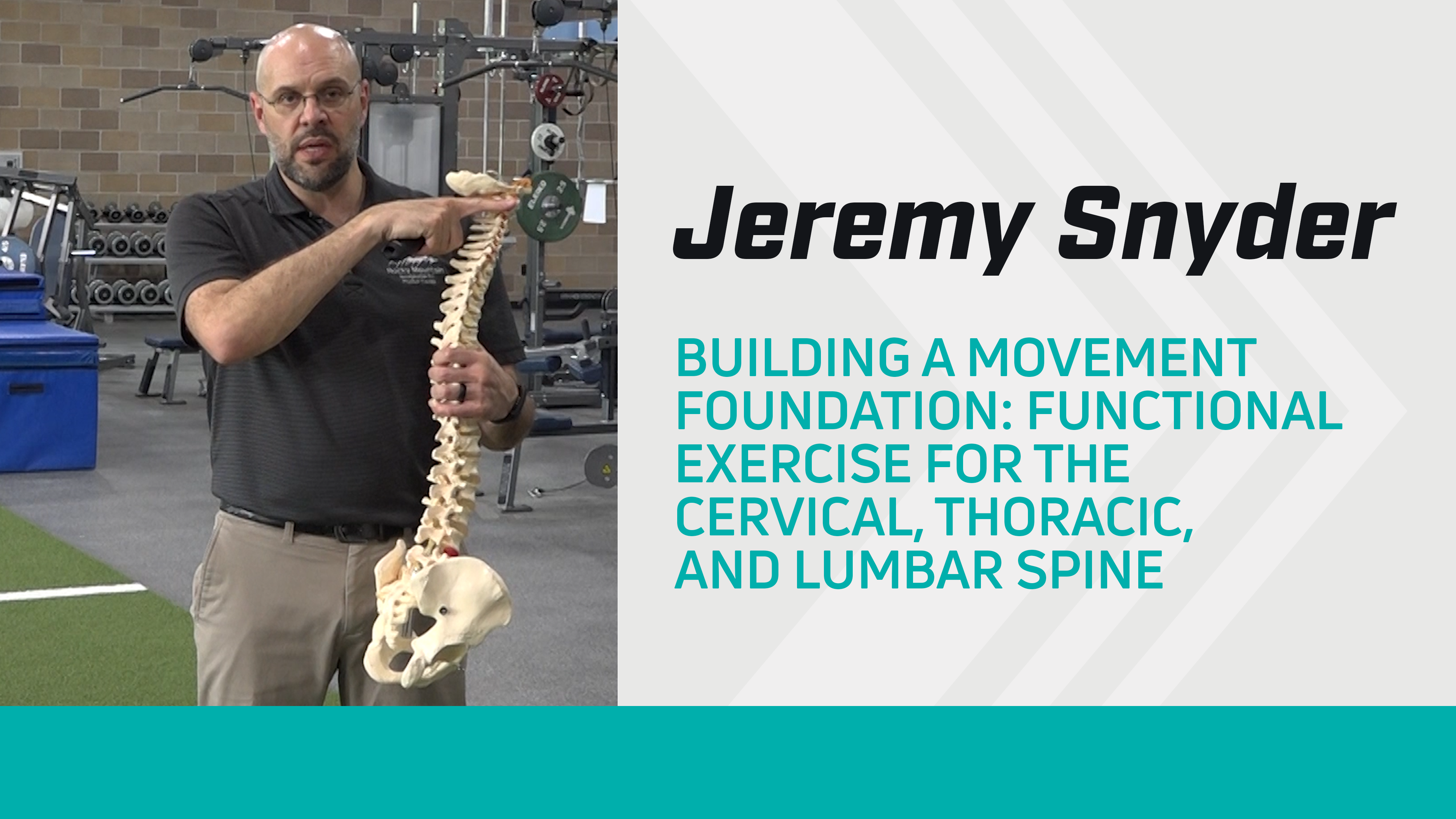 Functional Exercise for the Cervical, Thoracic, and Lumbar Spine
