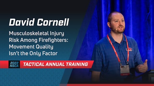 MSK Injury Risk Among Firefighters: Movement Quality Isn't the Only Factor