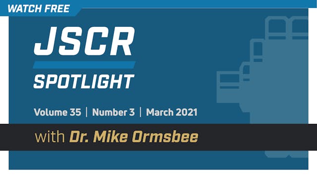March 2021 JSCR Spotlight
