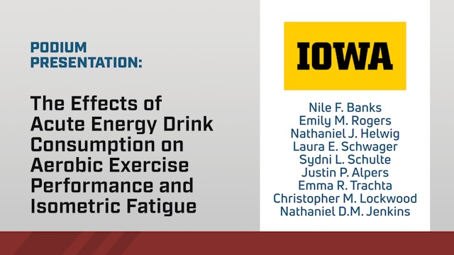 Effects of Acute Energy Drinks on Aerobic Exercise Performance and MVIC Fatigue