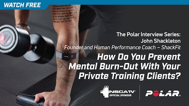 Polar Interviews: How To Prevent Burn-Out With Your Private Training Clients?