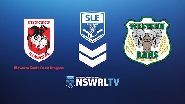 SLE Laurie Daley Cup | Round 4 | Ill SC Dragons vs Rams