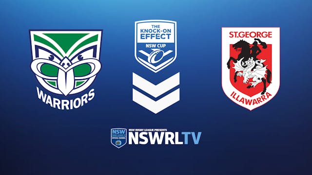 KOE NSW Cup | Round 16 | Warriors vs Dragons