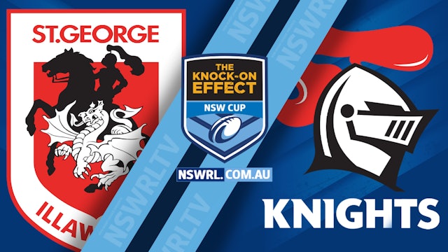 NSWRL TV Highlights | NSW Cup - Dragons v Knights Round Two