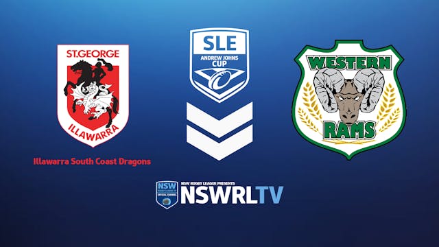 SLE Andrew Johns Cup | Ill SC Dragons vs Rams