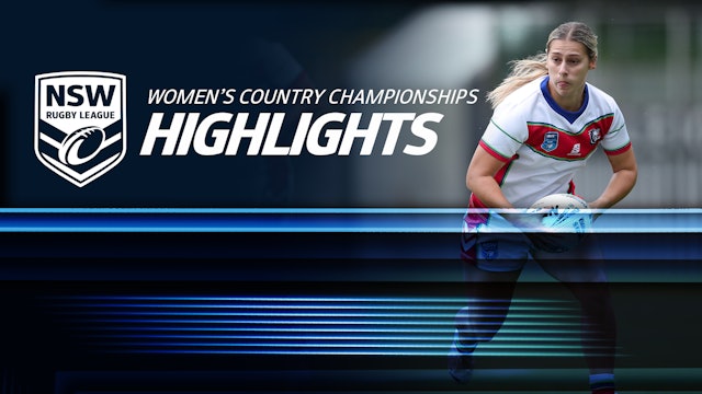 NSWRL TV Highlights | Women's Country Championships Round Three