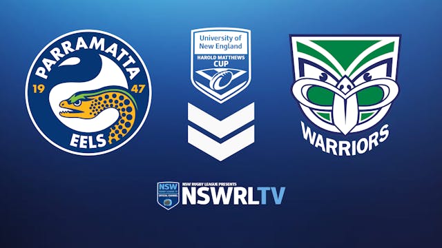 UNE Harold Matthews Cup | FW1 | Eels vs Warriors