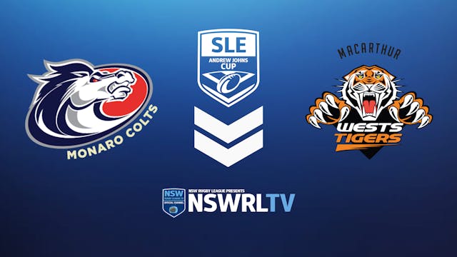 SLE Andrew Johns Cup | Monaro Colts vs MW Tigers