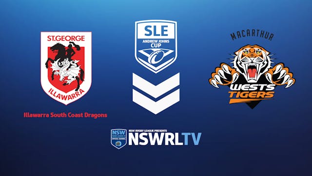 SLE Andrew Johns Cup | Ill SC Dragons vs MW Tigers