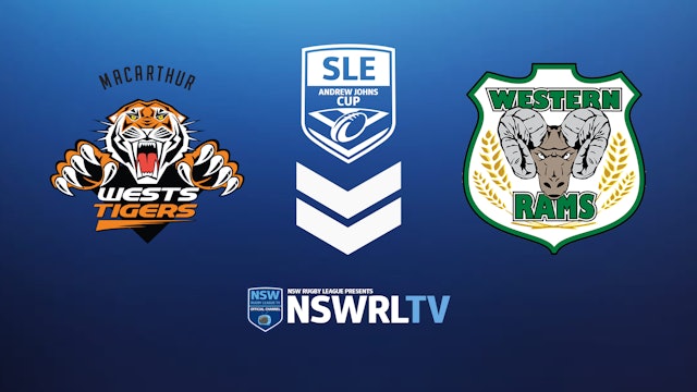 SLE Andrew Johns Cup | Round 1 | MW Tigers vs Rams