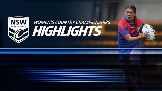 NSWRL TV Highlights | Women's Country Championships Round Two