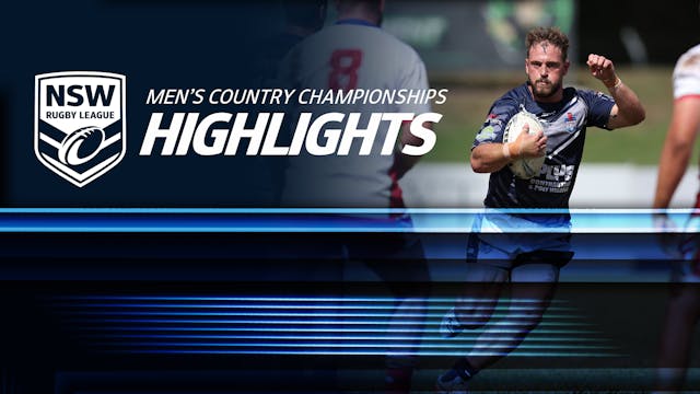 NSWRL TV Highlights | Men's Country C...