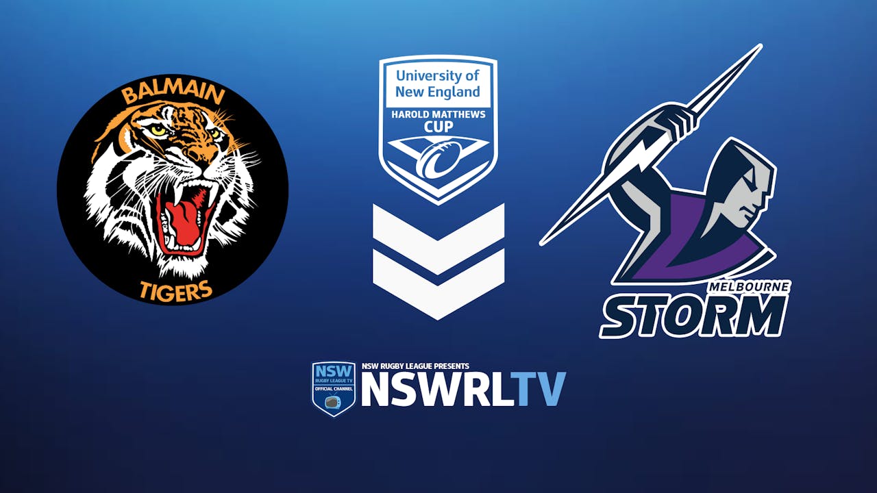 UNE Harold Matthews Cup | Round 4 | Balmain Tigers vs Melbourne Storm ...