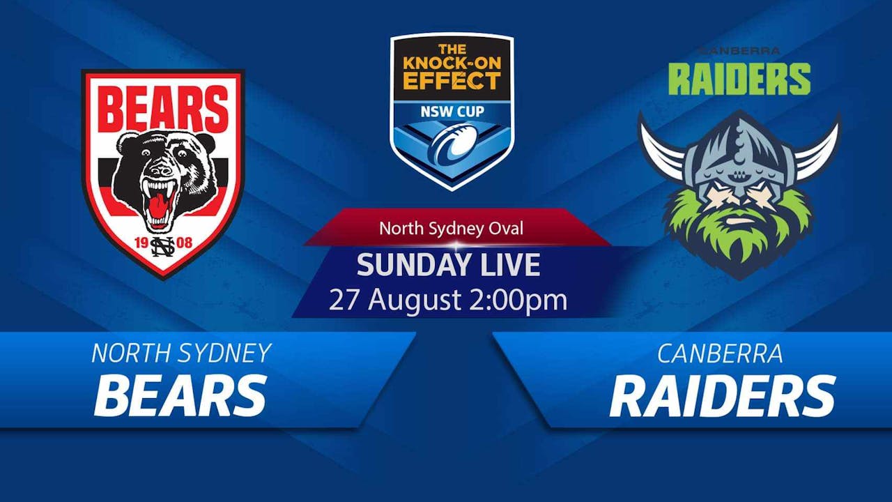 2023 The Knock-On Effect NSW Cup | North Sydney Bears vs Canberra ...