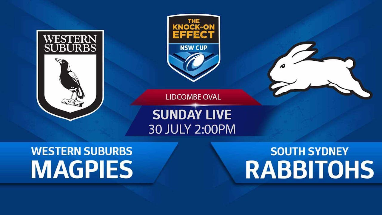 2023 The Knock-On Effect NSW Cup | Magpies vs Rabbitohs - NSWRL TV