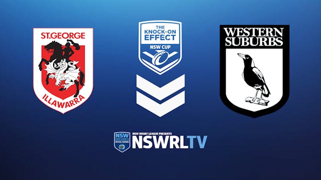 KOE NSW Cup | Round 20 | St George Illawarra Dragons vs Western Suburbs Magpies