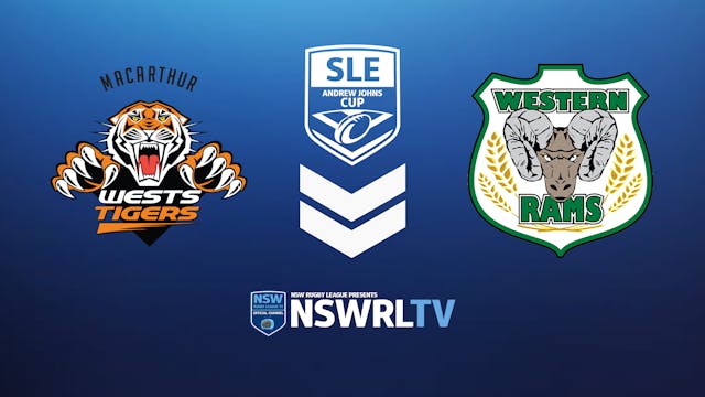 SLE Andrew Johns Cup | MW Tigers vs Rams