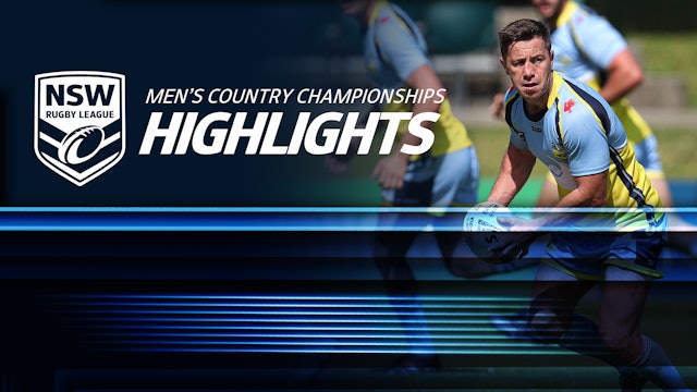 NSWRL TV Highlights | Men's Country Championships Round One