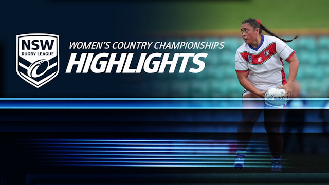 NSWRL TV Highlights | Women's Country Championships Round One