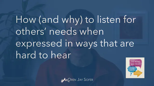 Listening Beyond the Words: Respect, ...