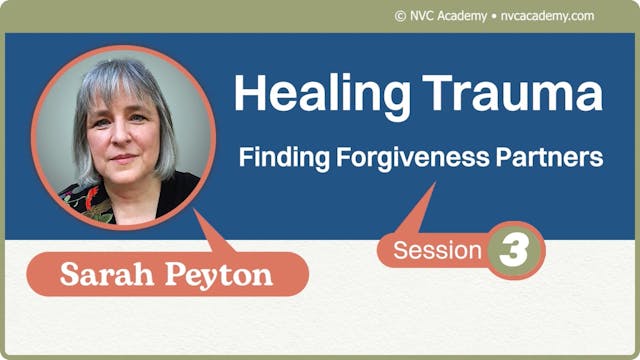 Trauma, Forgiveness & Your Close Relationships: Session 3
