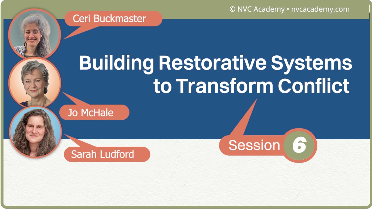 Building Restorative Systems to Transform Conflict: Session 6