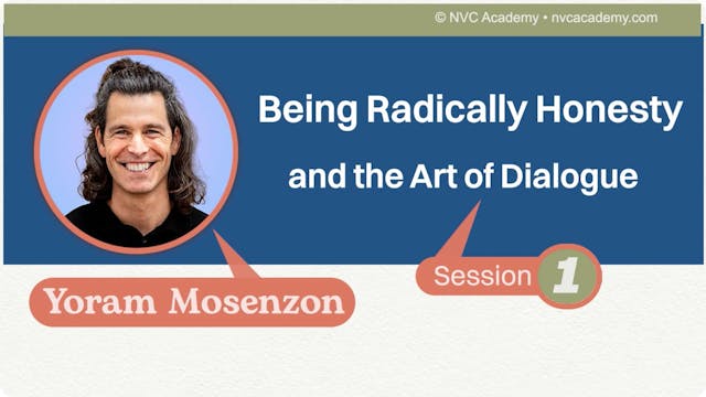 Being Radically Honesty and the Art of Dialogue: Session 1