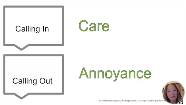 Calling In vs Calling Out