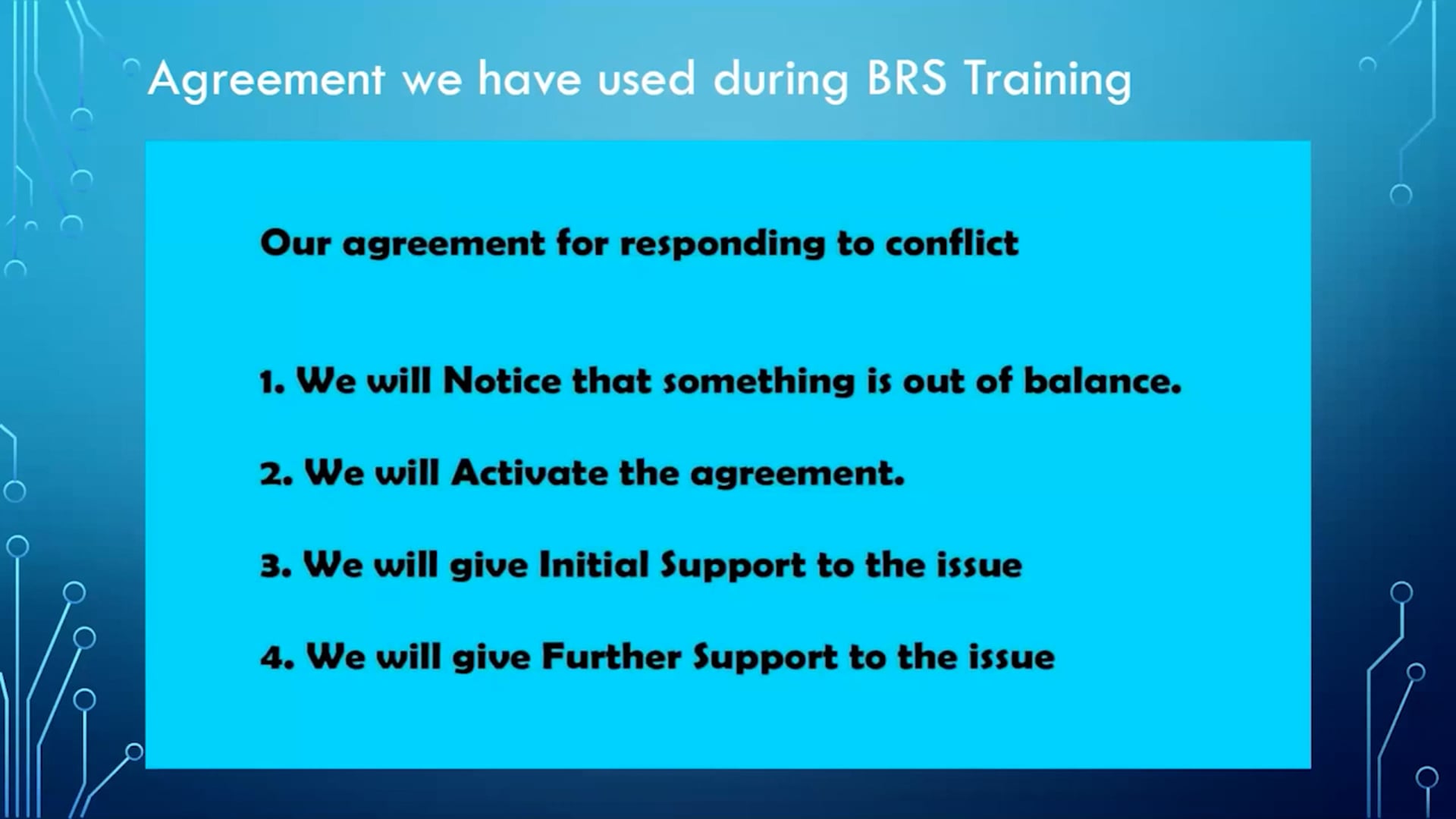 Exploring Conflict Agreements: Building Restorative Systems Across Communities