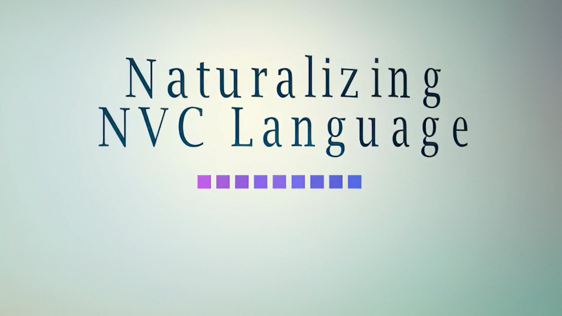 Holding the Group's Needs