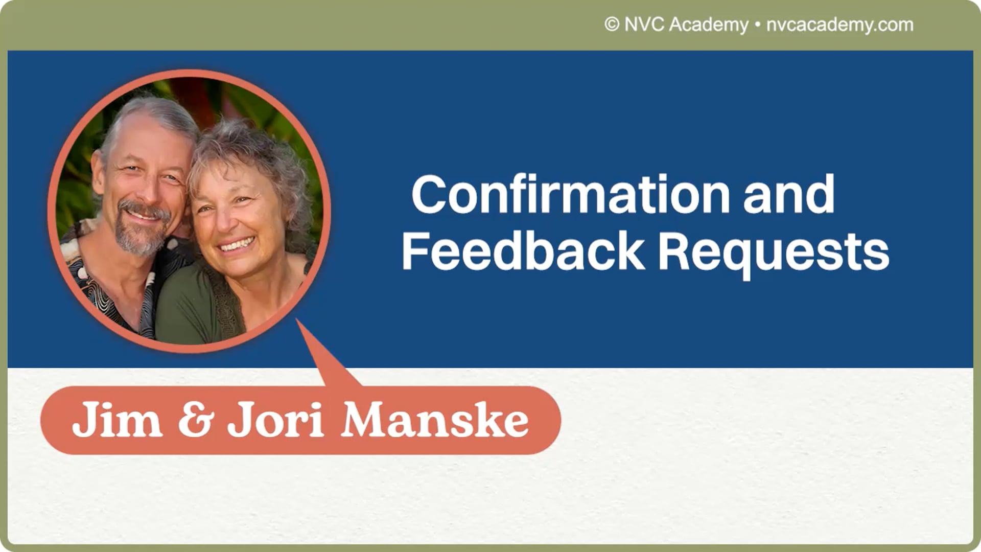 Confirmation and Feedback Requests