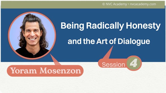 Being Radically Honesty and the Art of Dialogue: Session 4