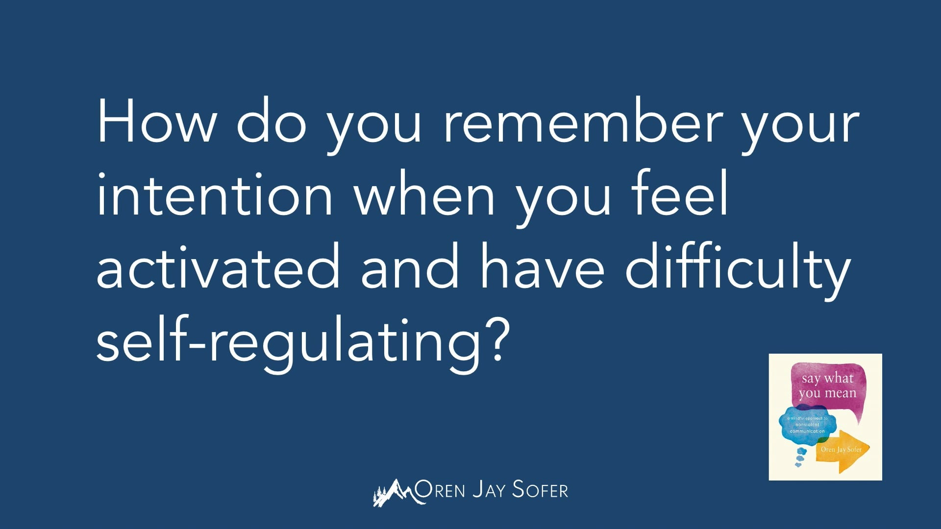 Pause Difficult Conversations with Skill and Self-Connection