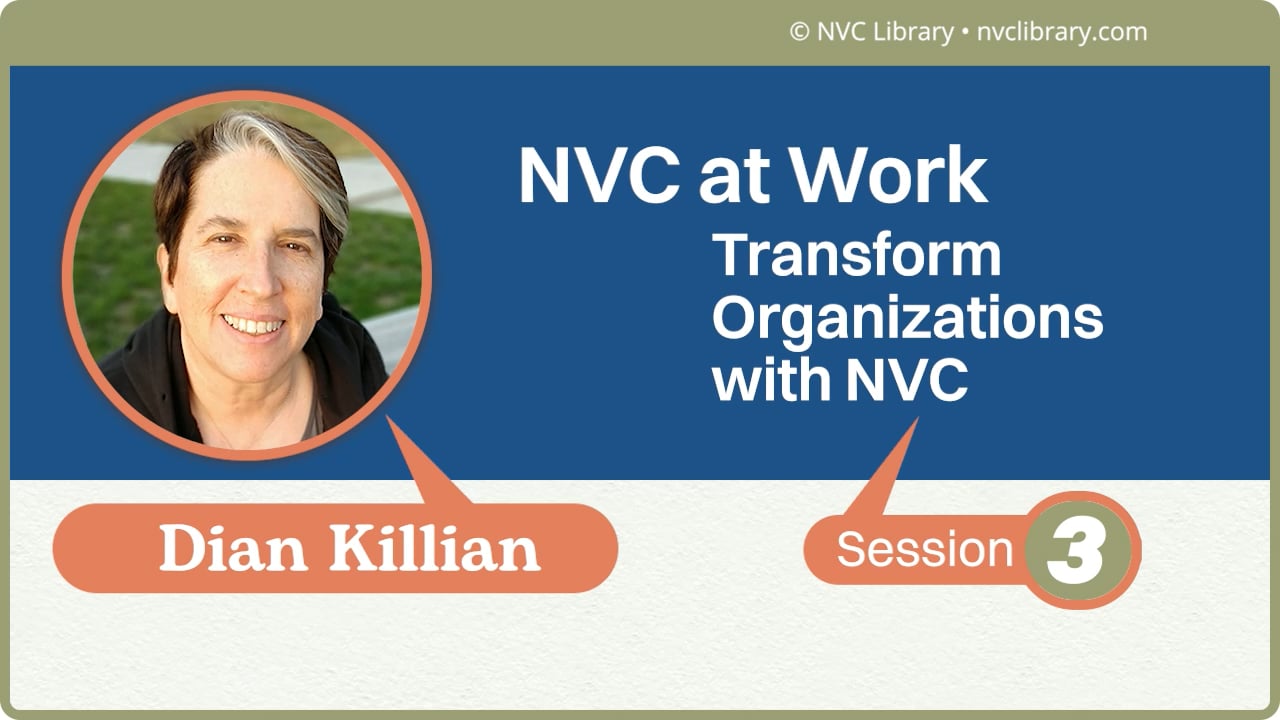 NVC at Work: Transform Organizations with NVC: Session 3